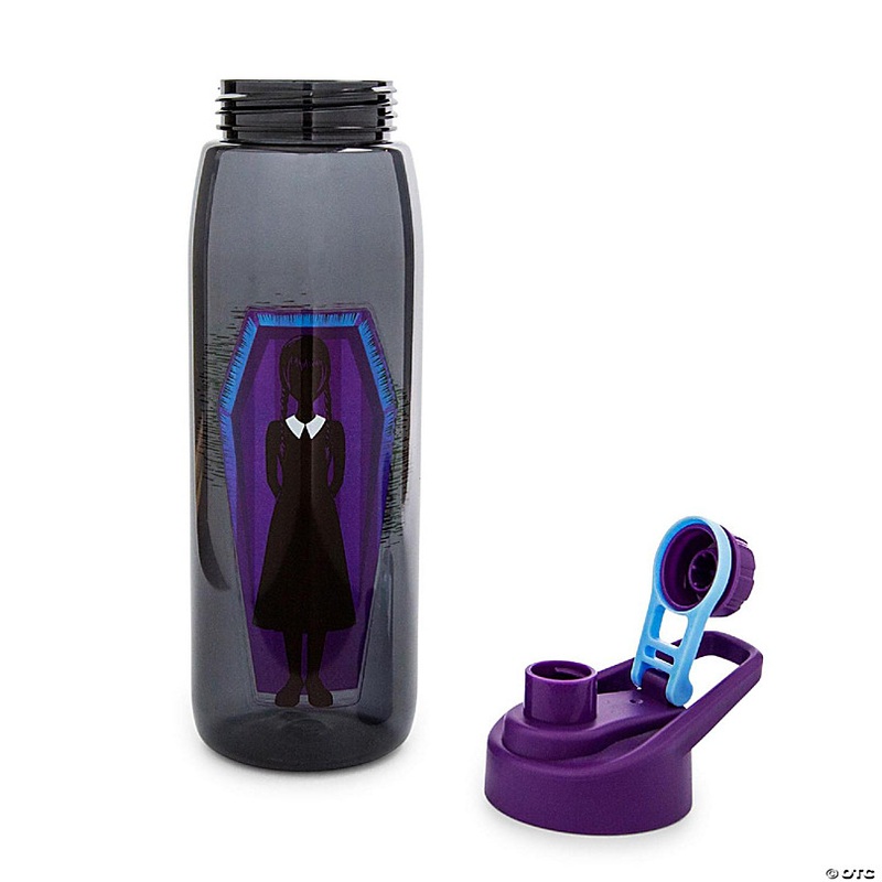 Addams Family What Would Wednesday Do? Water Bottle With Screw-Top Lid