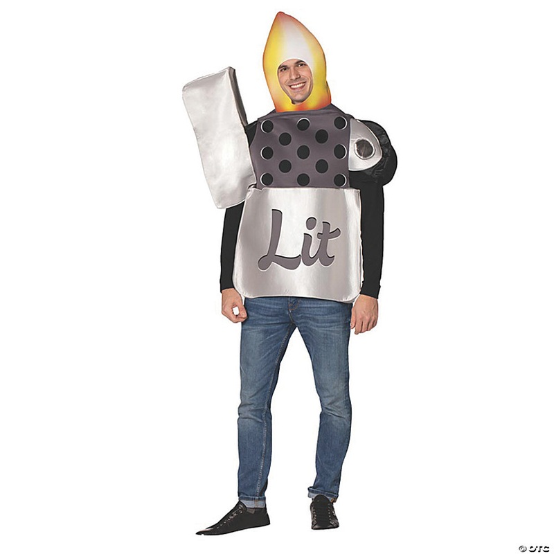 Adults Lit Lighter Costume