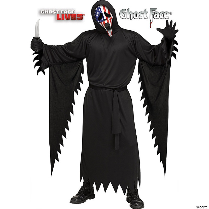 Adults Scream Patriotic Ghostface Costume