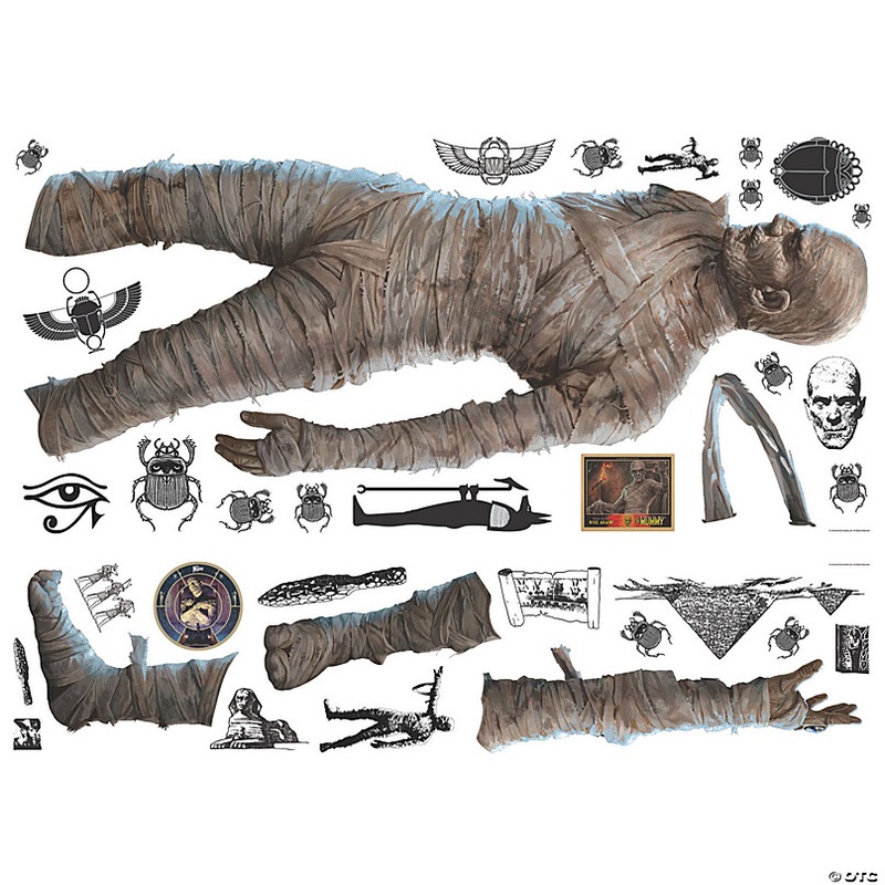 Classic Monsters The Mummy Giant Peel & Stick Wall Decals by RoomMates