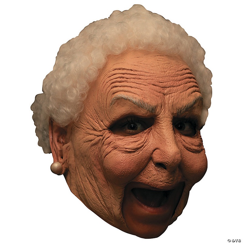 Deluxe Chinless Nanny Mask for Adults