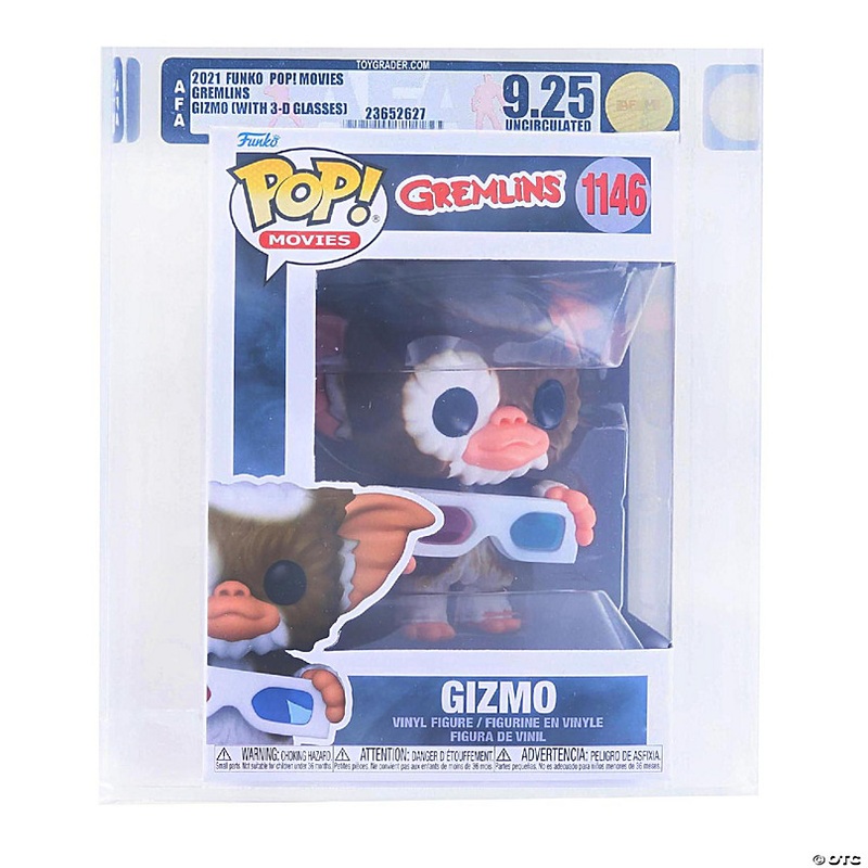Gremlins Funko POP  Gizmo w/ 3D Glasses  Rated AFA 9.25