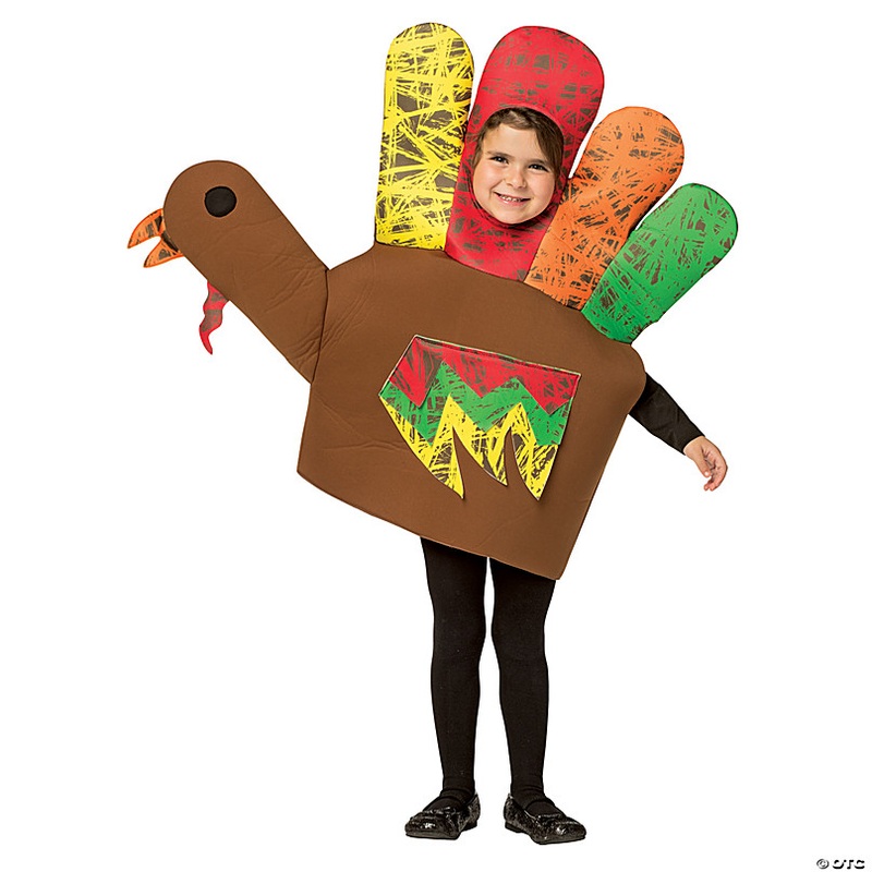 Kids Hand Turkey Costume