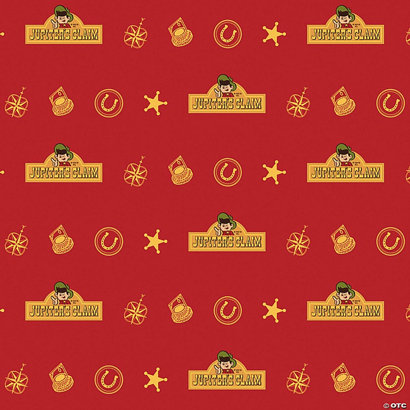 NOPE Jupiter's Claim Red & Yellow Wrapping Paper