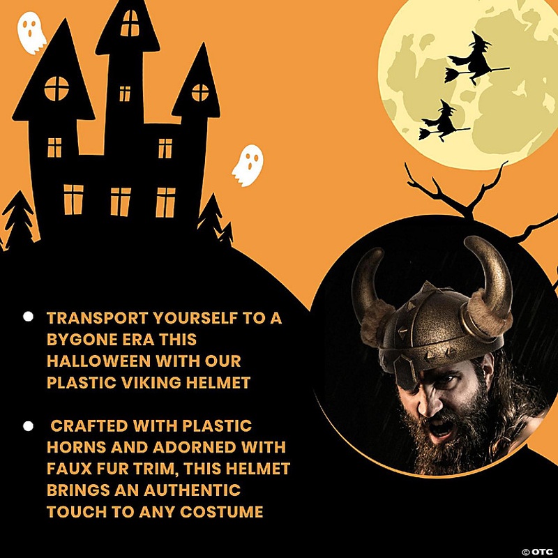 Bronze Viking Helmet Adult Costume Accessory