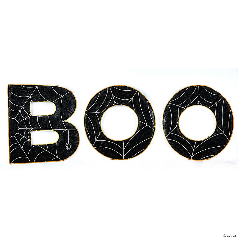 National Tree Company 47 in. BOO Sign with LED Light Strips
