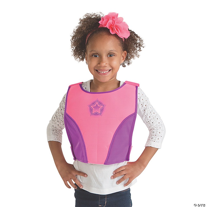 Pink & Purple Superhero Chest Plate
