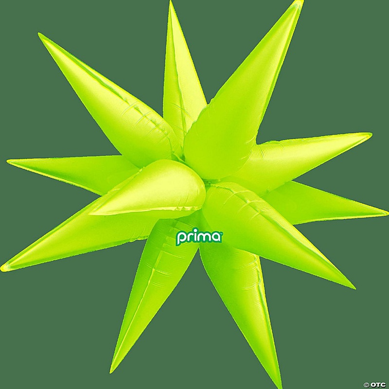 Prima - Lime Green - Inflatable Star Decoration