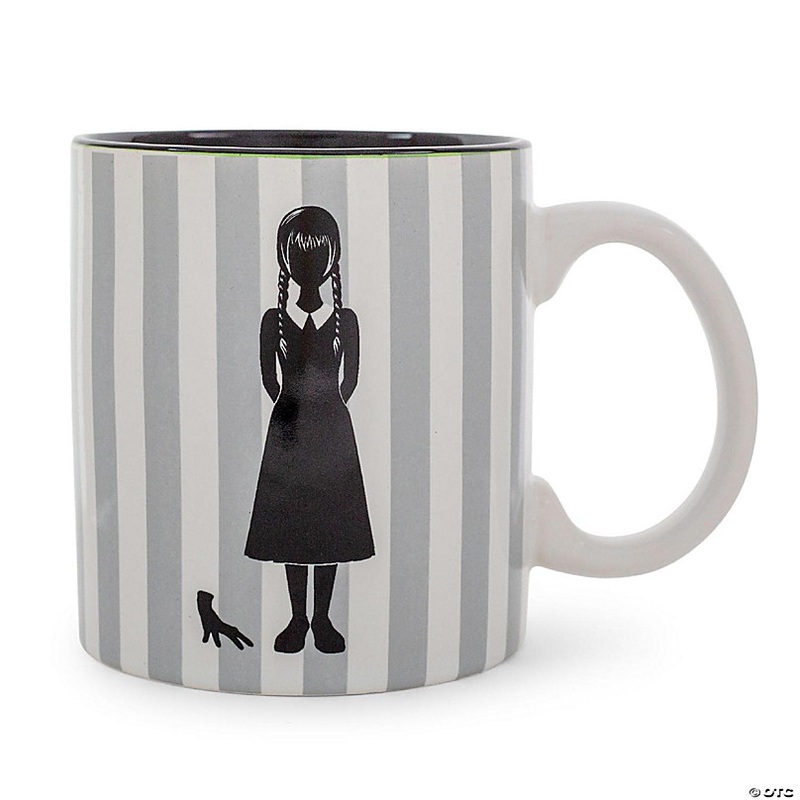 Addams Family Wednesday On Wednesdays We Wear Black Ceramic Mug  20 Ounces