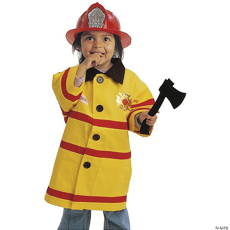 Excellerations Fire Fighter Classic Career Costume - Ages 3+ / Grades PreK+
