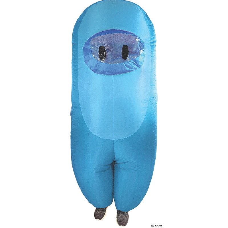 Kids Cyan Inflatable Crewmate Killer Costume