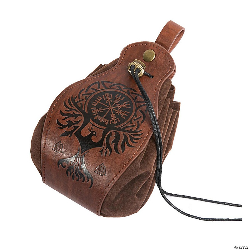 Leatherlike Old Ages Satchel Adult Costume Accessory  Belt Loop