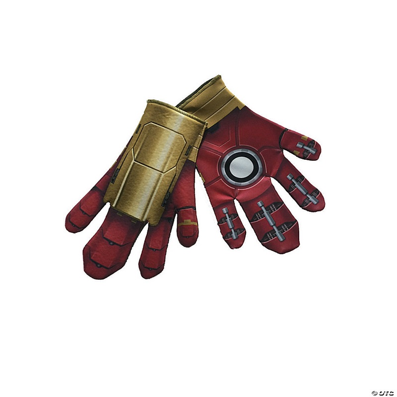 Mens Avengers: Infinity War Hulkbuster Iron Man Gloves - 1 Pair