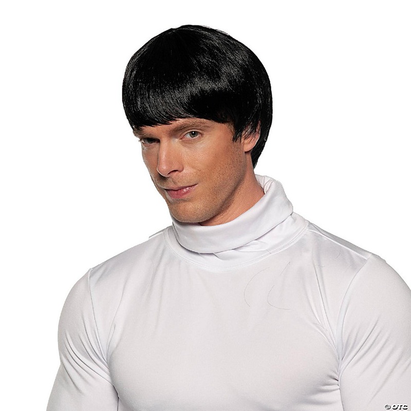 60's Mop Top Adult Costume Wig  Black