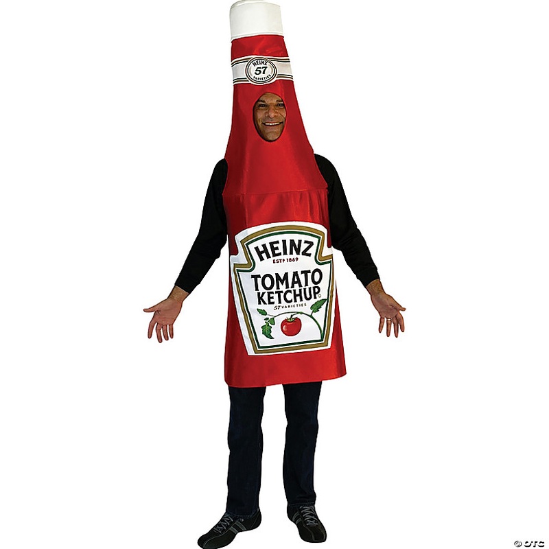 Adults Classic Heinz Ketchup Bottle Costume