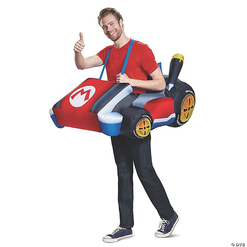 Adults Inflatable Super Mario Bros. Mario Kart Costume