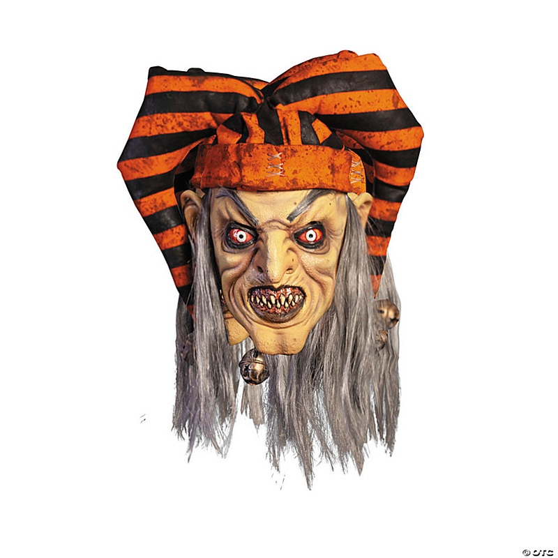 Adults The Terror of Hallows Eve Evil Trickster Latex Mask - One Size