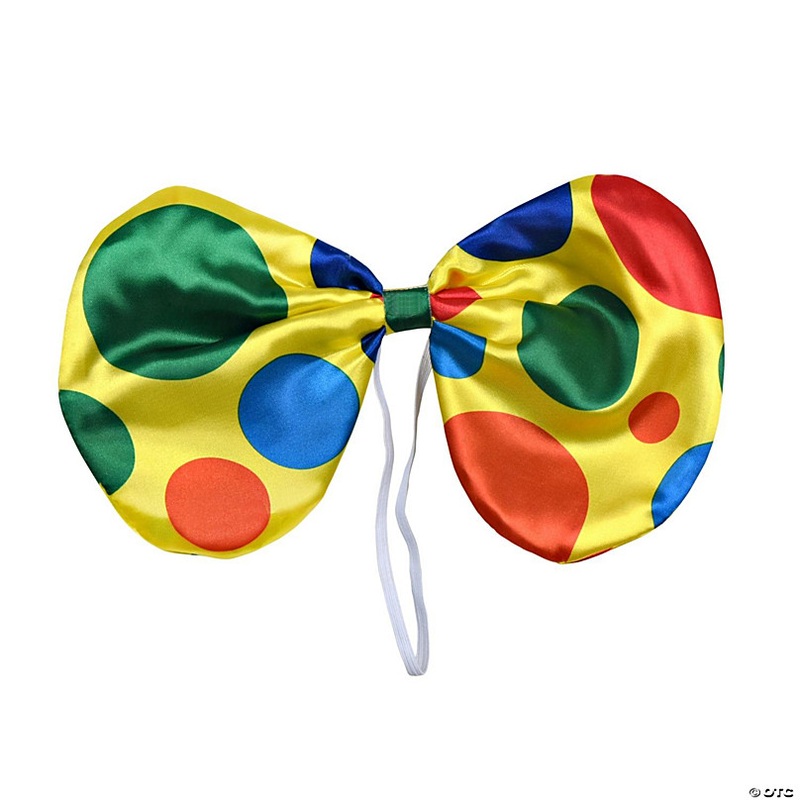 Multicolor Polka Dot Bow Tie - Large