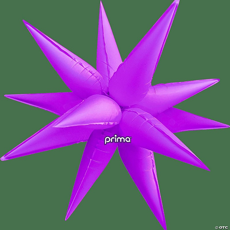 Prima - Purple - Electric Neon Starbursts