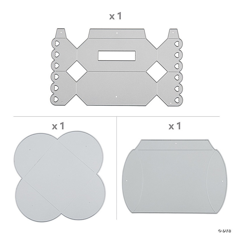 Value 3 Pc. Box Cutting Die Assortment