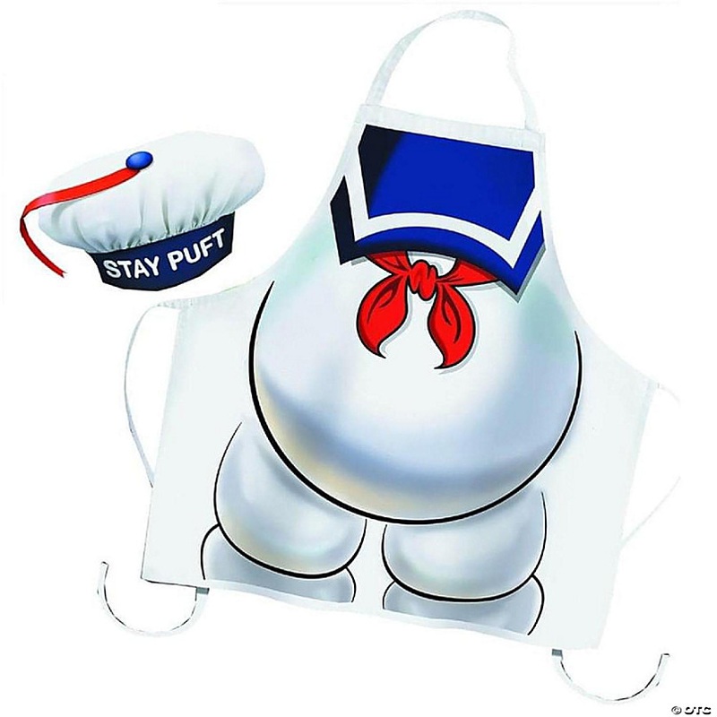 Ghostbusters Stay Puft Apron and Chef Hat