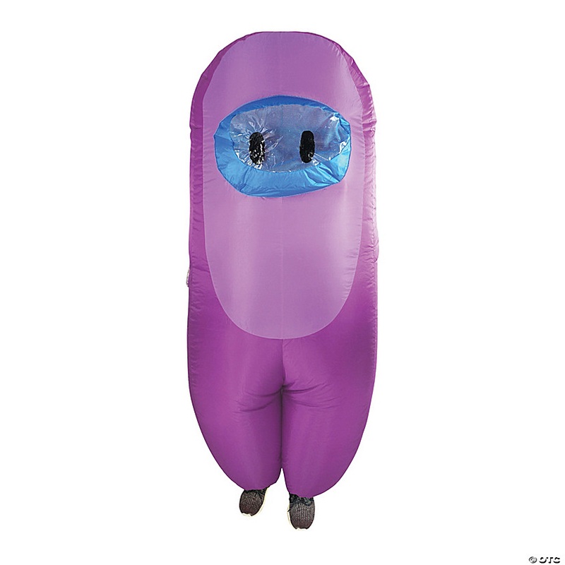 Kids Purple Inflatable Crewmate Killer Costume