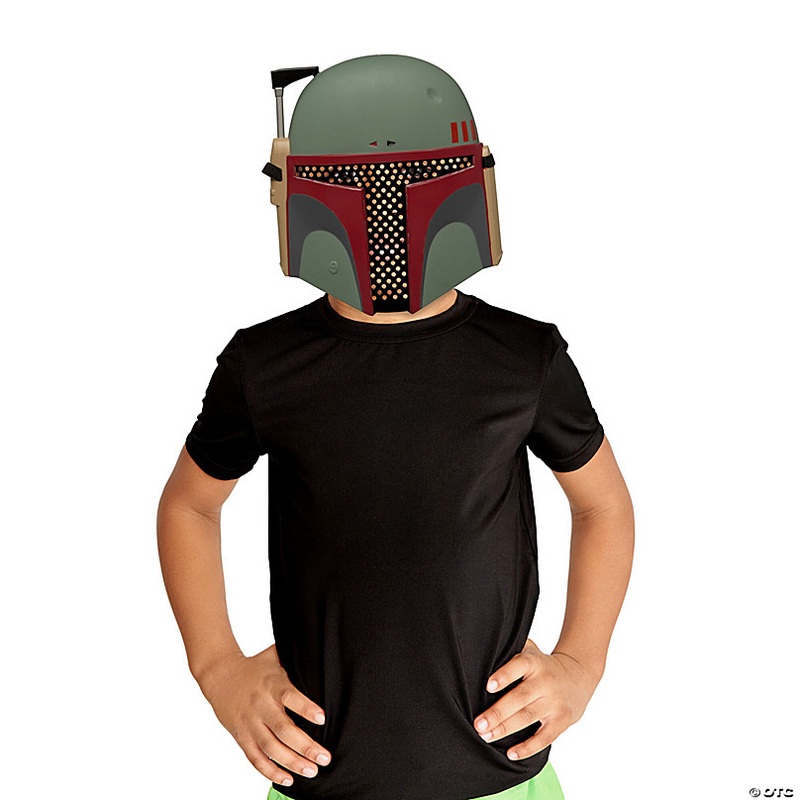 Kids Star Wars Boba Fett Plastic Face Mask