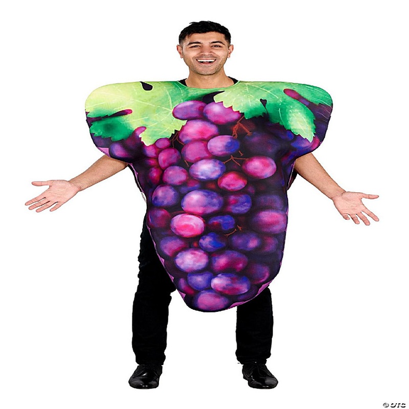 Purple Grapes Adult Costume  One Size