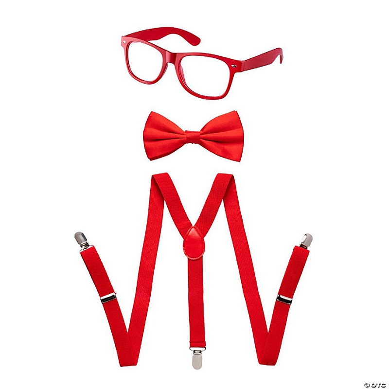 Red Suspenders, Bowtie, Sunglasses