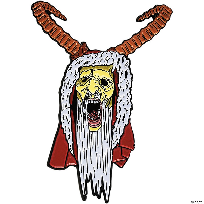 2 Krampus Krampus Character Face Full-Color Enamel Pin
