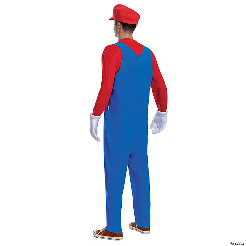 Adults Elevated Super Mario Bros Mario Costume - XS/Small 30-36