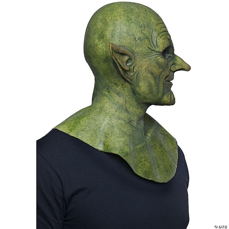 Adults Ghoulish Productions Tek'zik Goblin Overhead Latex Mask - One Size