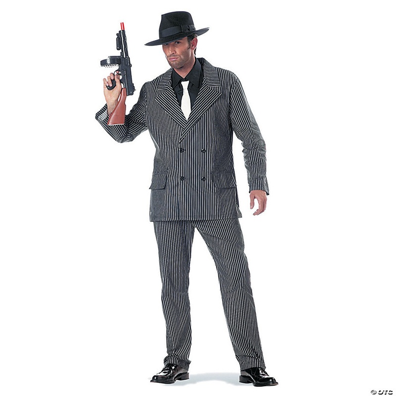 Men's Gangster Costume  - Medium