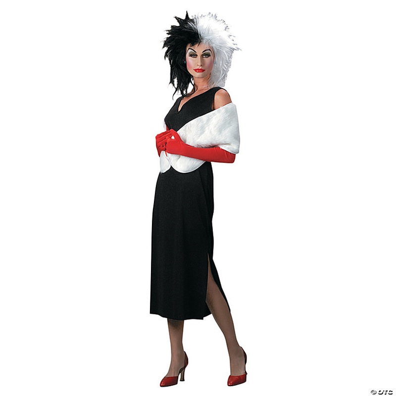 Women's 101 Dalmatians Cruella De Vil Costume - Standard
