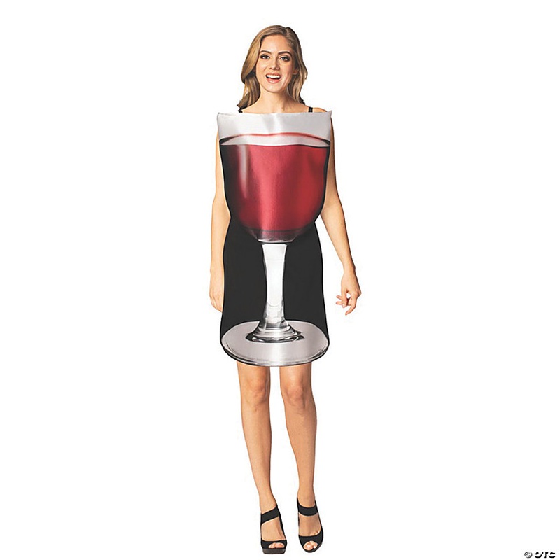 Women's Get Real Glass of Wine Costume