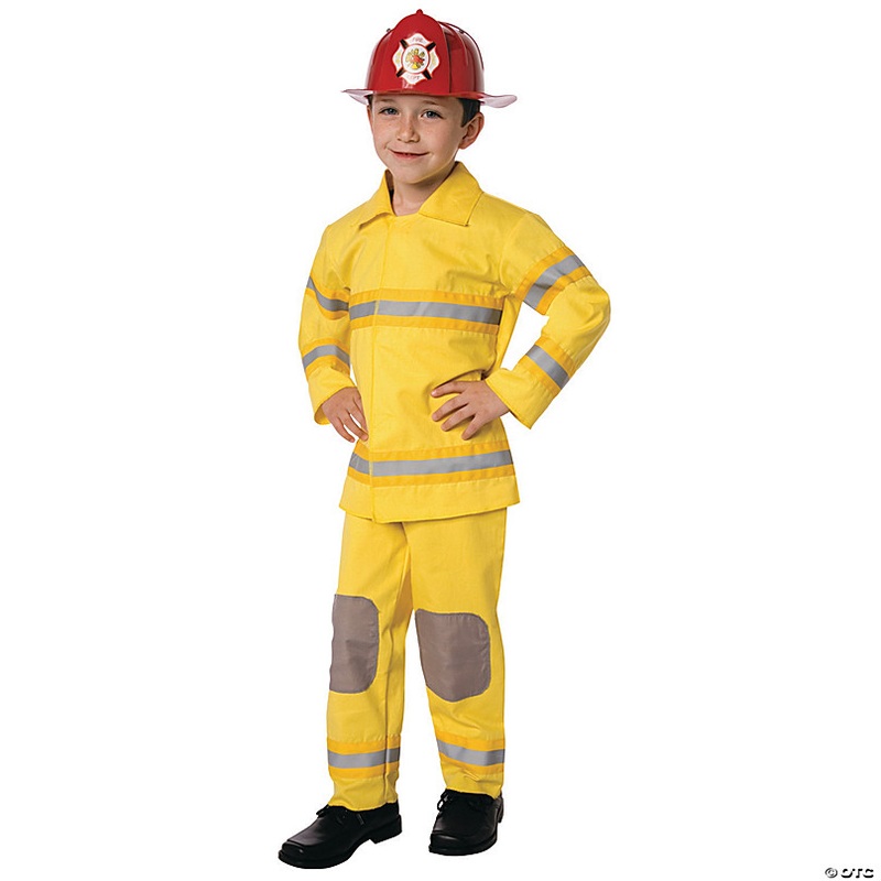 Boy's Fire Fighter Fireman Costume