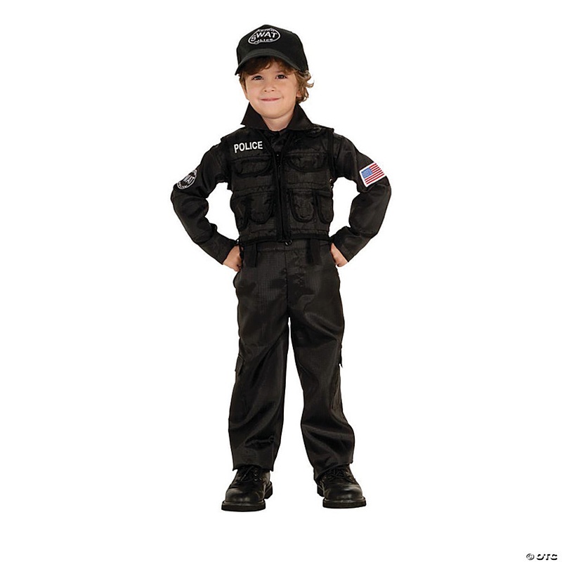 Boy's Policeman SWAT Costume