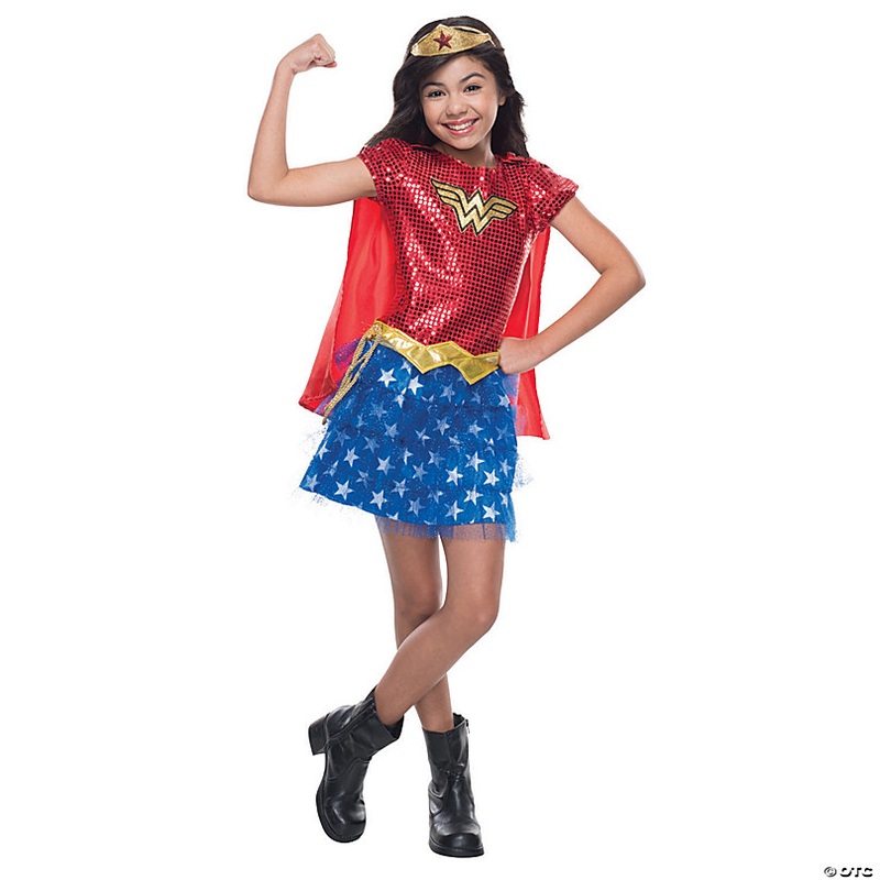 Girl's Wonder Woman Tutu Dress Costume