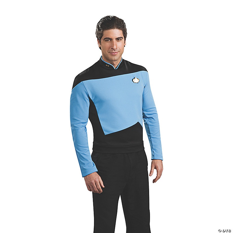 Men's Deluxe Star Trek: The New Generation Science Uniform Costume