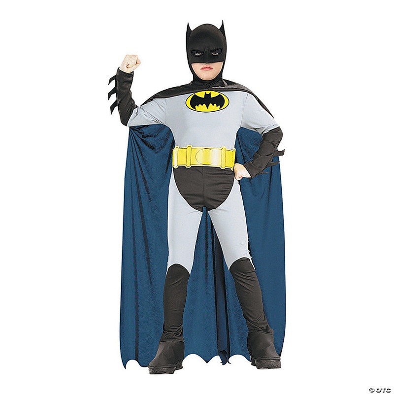 Boy's Black Batman Costume