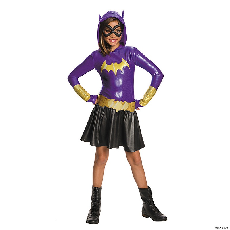 Girl's DC SuperHero Girls Batgirl Hooded Dress Costume