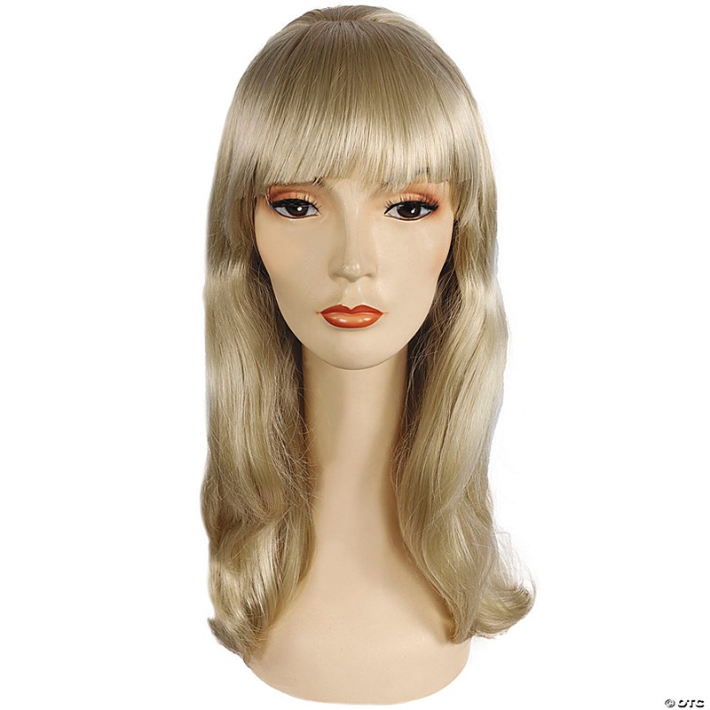 Adults Priscilla Long-Haired Straight with Bangs Wig