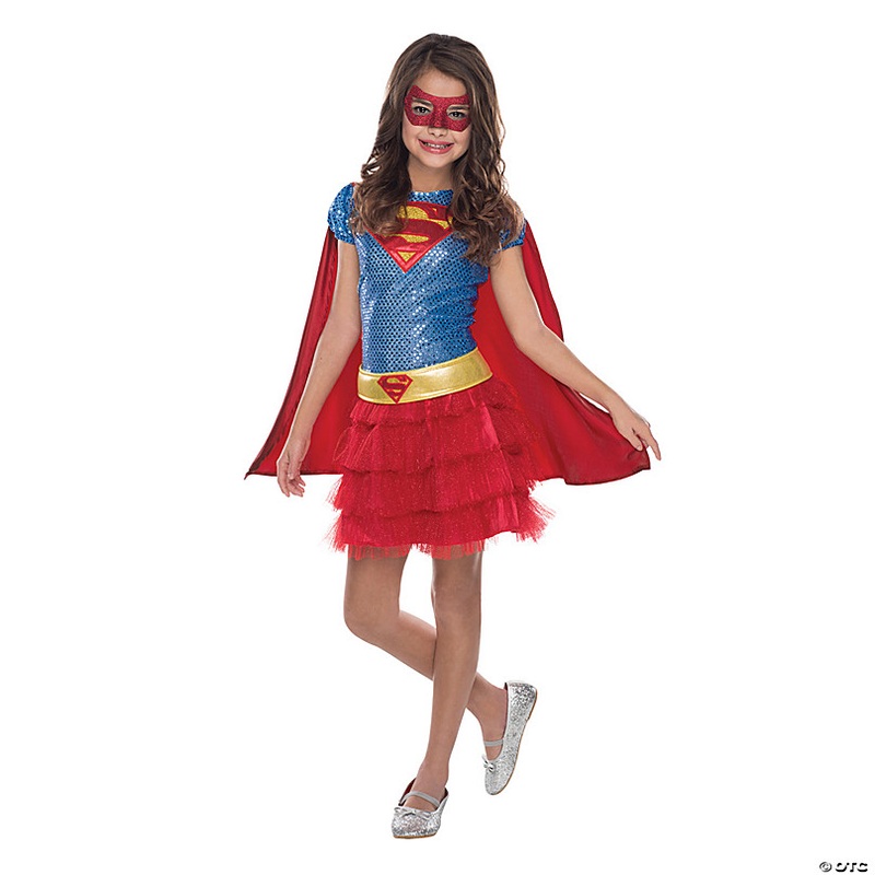Girl's Supergirl Tutu Dress Costume