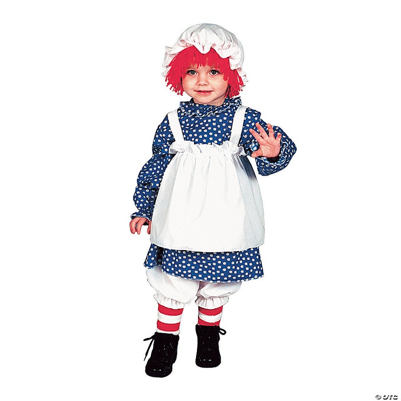 Toddler Raggedy Ann Dress Costume