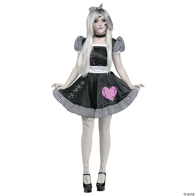 Womens Broken Doll Costume