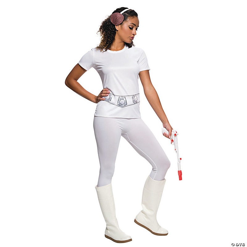 Womens Rhinestone Princess Leia Costume T-Shirt