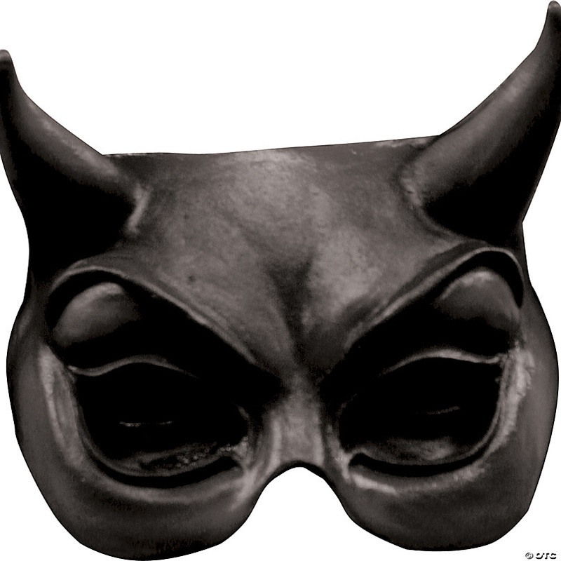 Devil Latex Half Mask