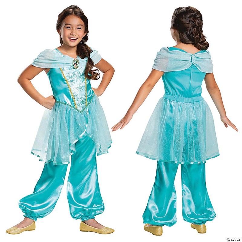 Girl's Classic Aladdin Live Action Jasmine Costume