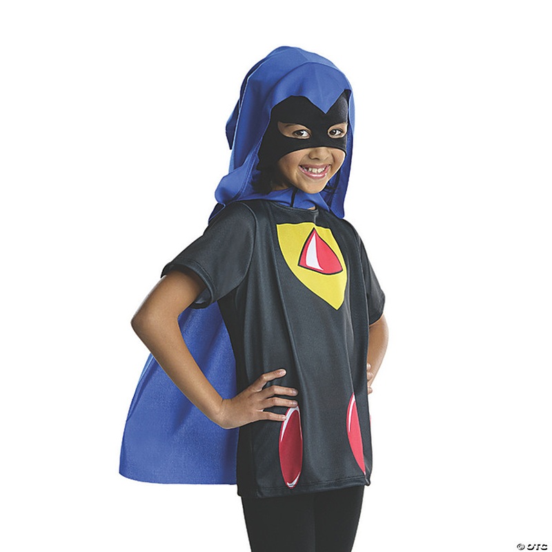 Girls Teen Titans Go! Raven Costume Top