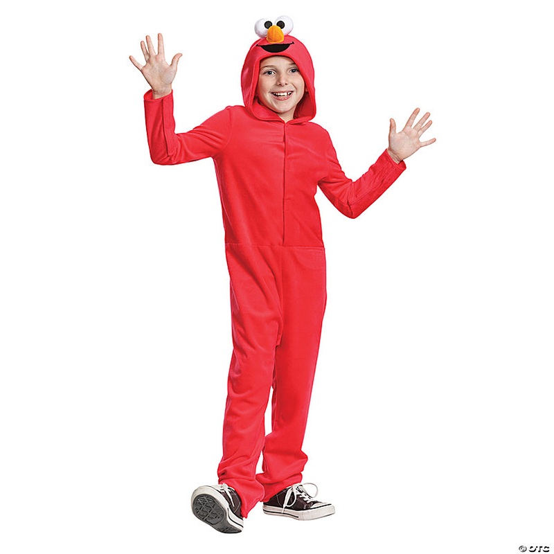 Kids Adaptive Sesame Street Elmo Jumpsuit Costume